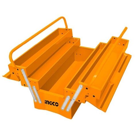 Cassetta porta attrezzi in acciaio 495x200x290 mm Porta utensili - Ingco HTB02