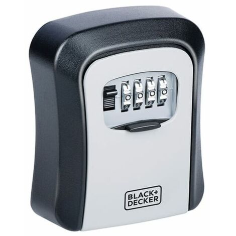 Cassetta portachiavi Black & Decker 12 x 9 x 4 cm Metallo