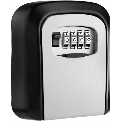 Key Cabinet Secure Key Box Scatola portachiavi a parete con codice numerico  a 4 cifre, cassetta di sicurezza extra large Cassaforte per chiavi esterna  con maniglia, cassetta portachiavi codificata xl 