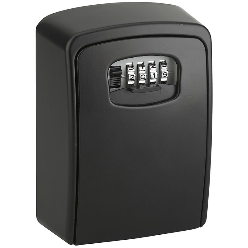 Image of Cassetta portachiavi keybox a muro da esterno, combinazione a 4 cifre, per chiavi portone B&B - THIRARD
