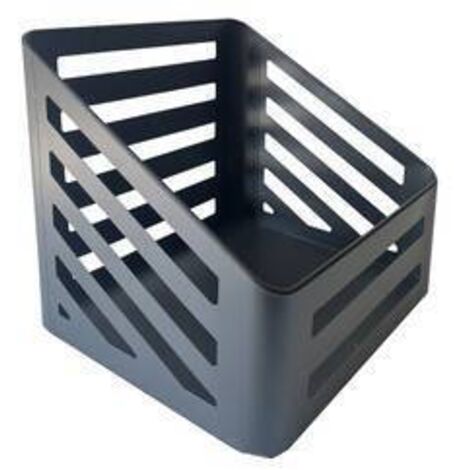 CASSETTA PORTALEGNA IN FERRO COLORE NERO CM. 45X40X40H