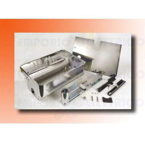 Cassetta portante in acciaio inox con sistema di sblocco Brevettato per attuatore 770N FAAC 490110