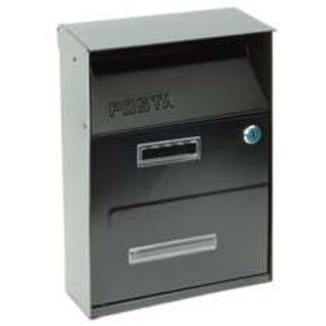 Cassetta Portariviste Per Esterni Nera - cm.21,5x10,5x33h. - colore nero