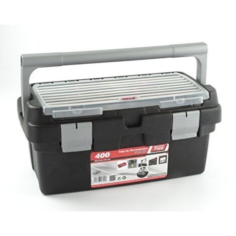 Cassetta portautensili con vassoio, 400x225x190mm, 17,1 L