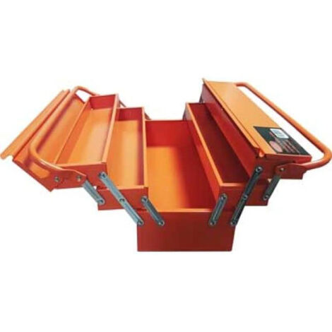 Cassetta portautensili ideal star 5 scomparti 450x210x200 mm