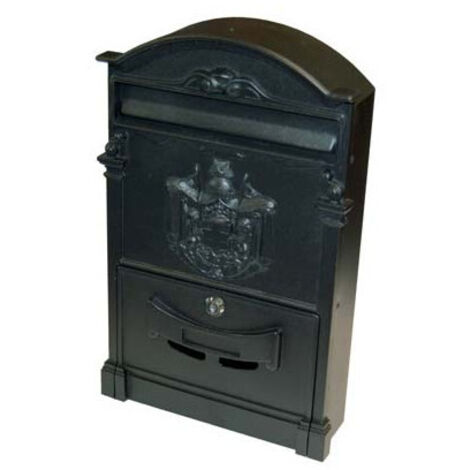 CASSETTA POSTA REGIA EFFE - ALLUMINIO PRESSOFUSO NERO MM 260X90 H.MM 410 - 1 pezzo