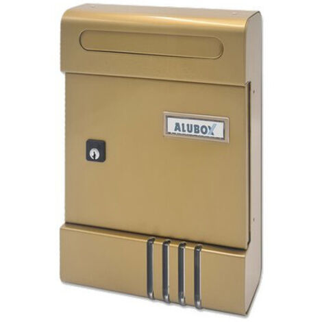 CASSETTA POSTA SE ALUBOX - ALLUMINIO VERNICIATO BRONZO MM 200X70 H.MM 290