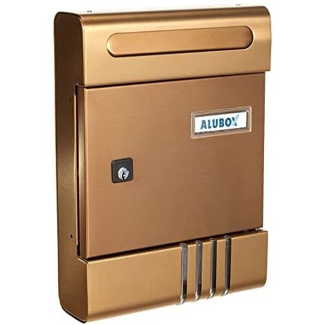 CASSETTA POSTA SE ALUBOX BRONZO