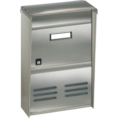 Cassetta postale 26x12xH37 Alubox Dublo Evo Inox