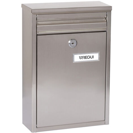 CASSETTA POSTALE ACCIAIO INOX ZAGUAN 28X24X95 - ARREGUI