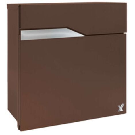 CASSETTA POSTALE ALUBOX NETTUNO 37X11X37 RUGGINE