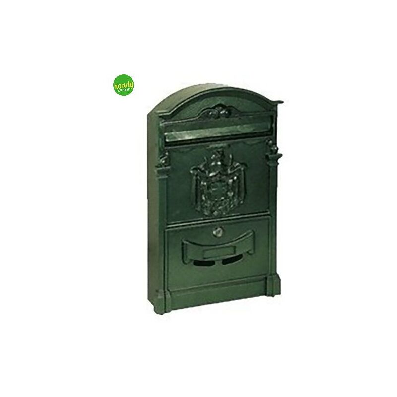 Image of Cassetta postale postale alubox regie poste verde