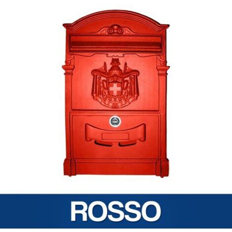 Cassetta Postale Artistica Col. Rosso