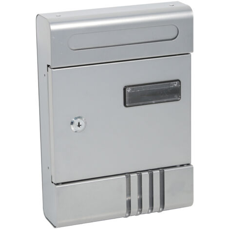 CASSETTA POSTALE COLOR SILVER 300X210X70