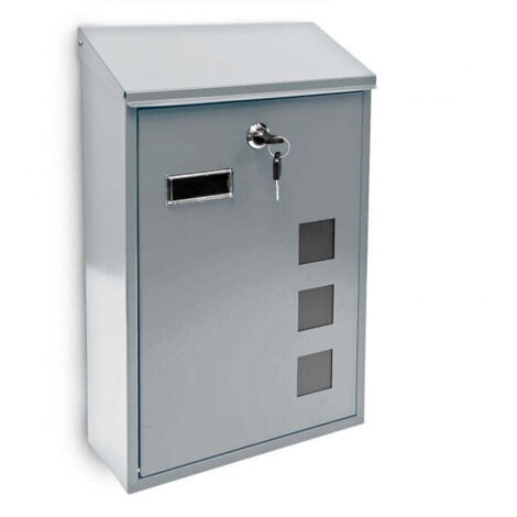 Cassetta postale con 3 finestrelle quadrate 883