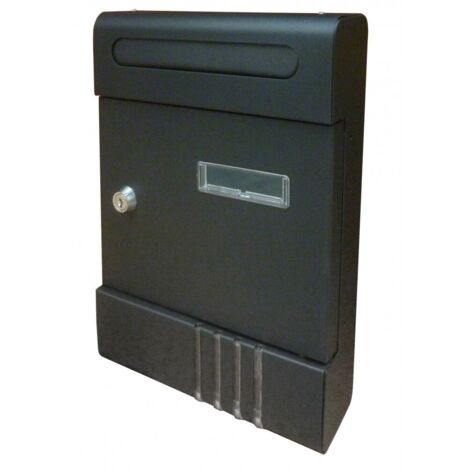 SALONE Cassetta Postale Condominio cm.20,5X6,5X29H colore Antracite - FERGARDEN
