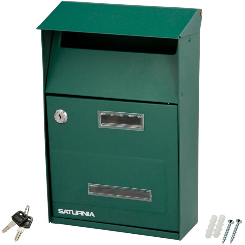 Cassetta postale da esterno verde country 215 x