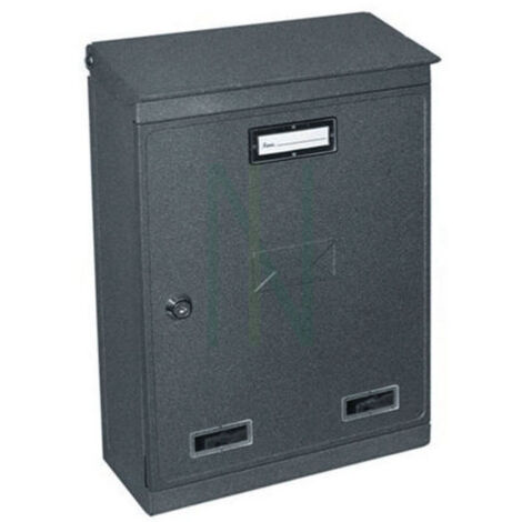 CASSETTA POSTALE GRIGIA MODELLO EVOLUZIONE Cm32H GRIGIO VERDE LAMIERA VERNICIATA - Colore: Verde
