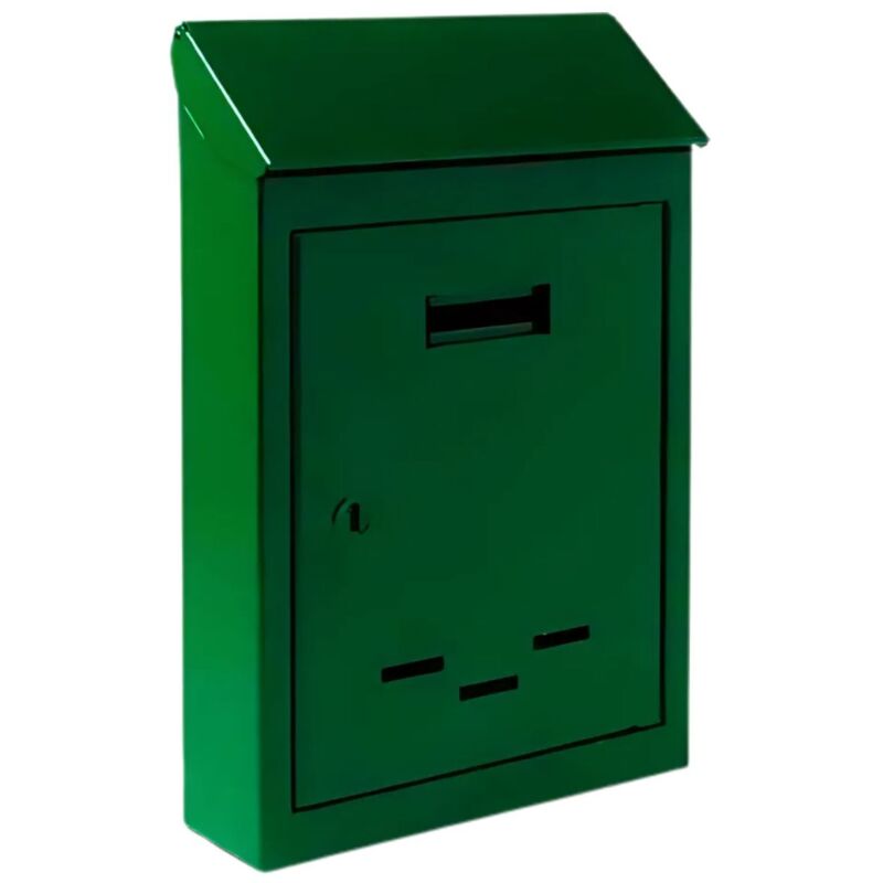 Cassetta Postale in Acciaio (Verde, Grigio)