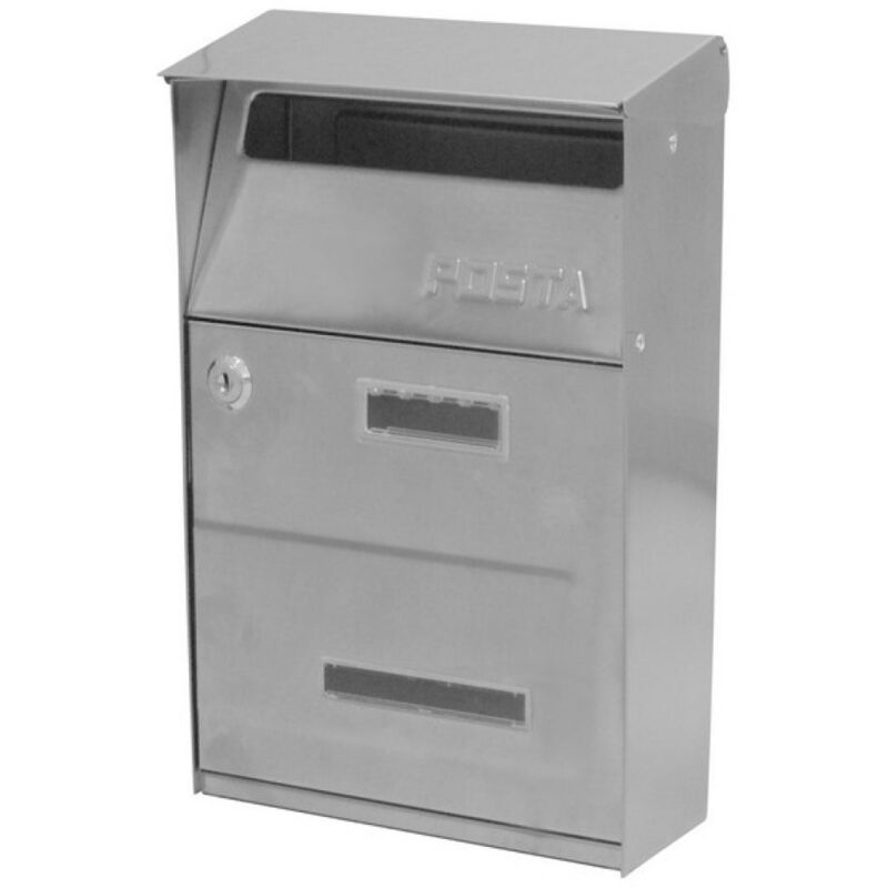 Cassetta postale in acciaio inox monaco CM.21x8,5x30,5