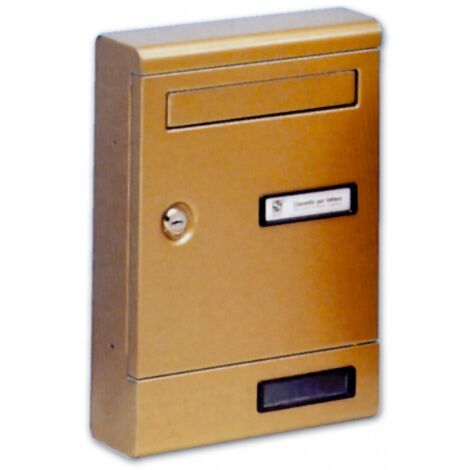 Cassetta Postale in alluminio anodizzato Silmec art.10.351 colore Bronzo