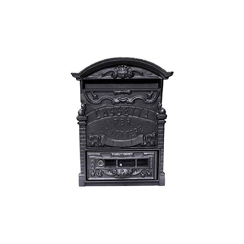 Cassetta postale in alluminio con chiave per casa esterno posta decorata