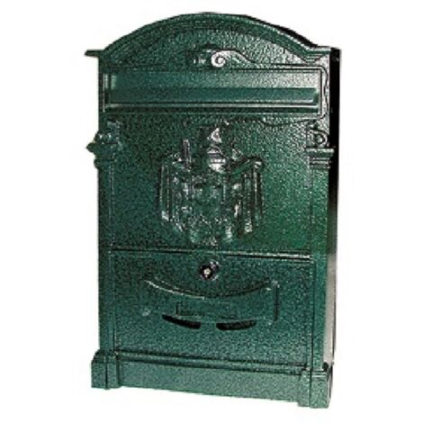 CASSETTA POSTALE IN ALLUMINIO PER ESTERNI "RESIDENCE" VERDE