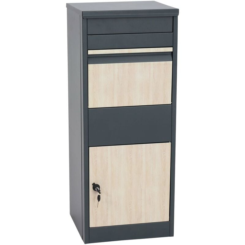 Cassetta postale lettere pacchi HW C-G80 acciaio