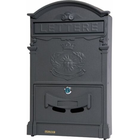 CASSETTA POSTALE MAURER ROYAL BIANCA ALLUMINIO