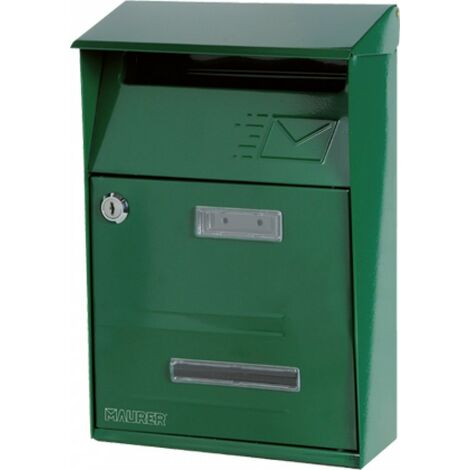 Cassetta Postale per Esterni Maurer Signal colore Verde 21x8,5x33H cm