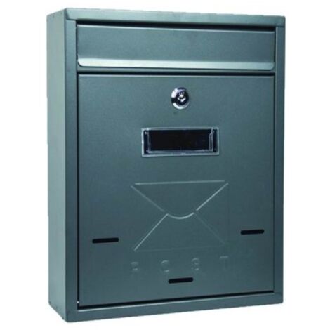 Cassetta Postale Porta Lettere Blinky Mod.Tay Antracite Cm.26X9X31