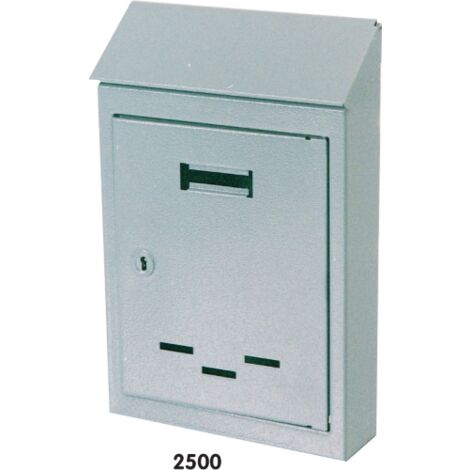 cassetta postale posta con tetto 2500 mm 175x50x260 h portalettere