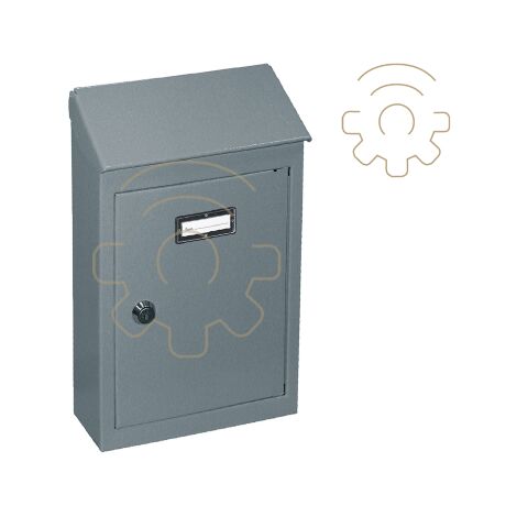 cassetta postale posta con tetto 2500 mm 175x50x260 h portalettere