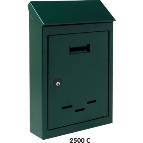 cassetta postale posta con tetto 2500C mm 200x60x300 h portalettere