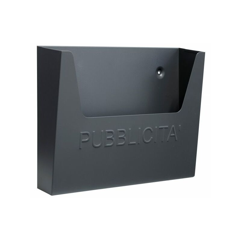 Image of Cassetta postale porta pubblicita' grigio antracite 35x25 cm Arregui