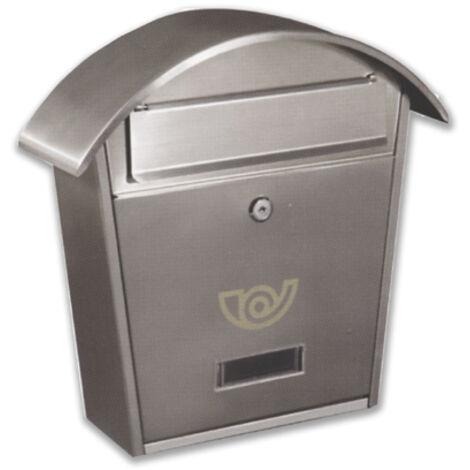 Cassetta postale postale Alubox chalet grigio ghisa