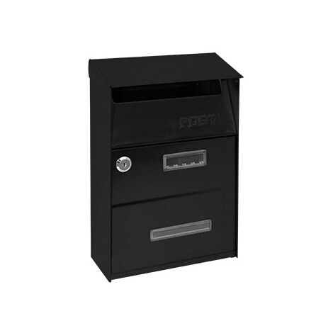 Cassetta postale postale Alubox effe grigio ghisa