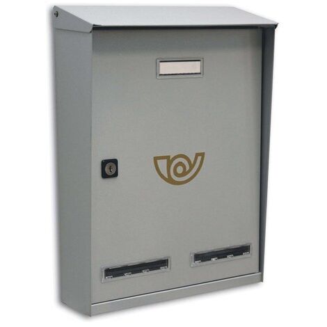 Cassetta postale postale Alubox Sirio argento