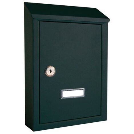 cassetta postale prima nera - alubox
