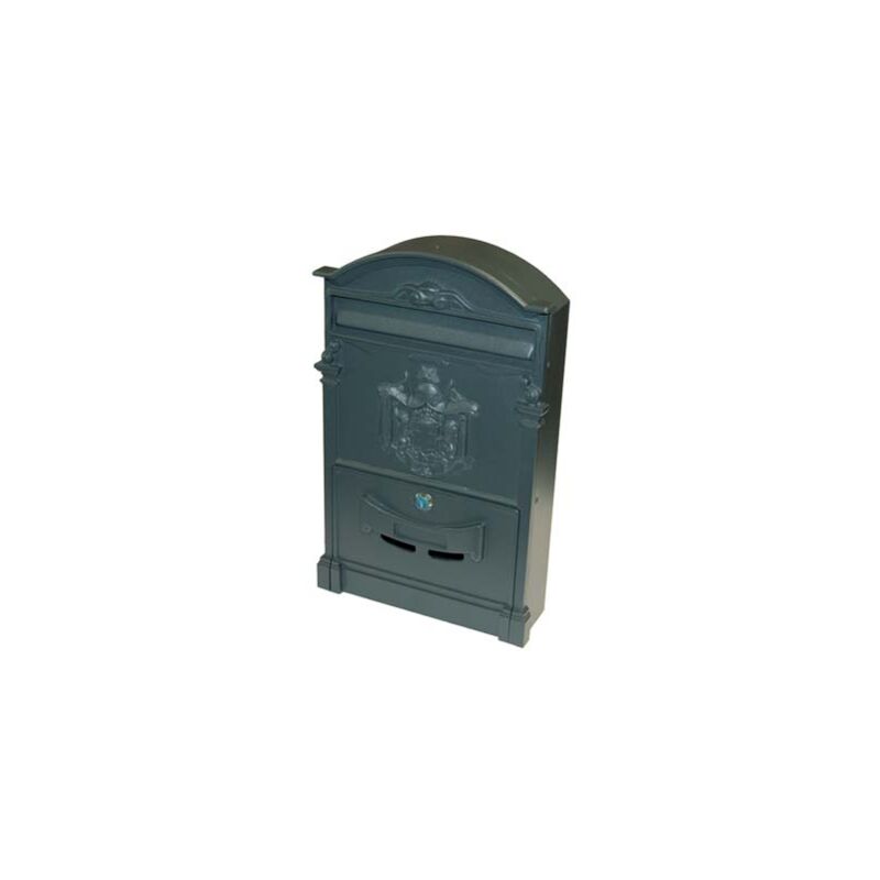 Cassetta Posta Regia Domus Alluminio Pressofuso Grigio Mm 260x90 H....