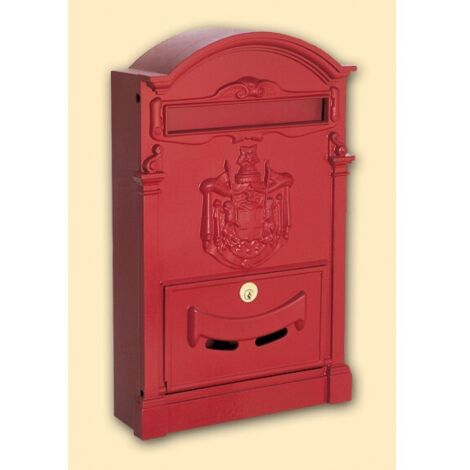 cassetta postale residence maxi rossa