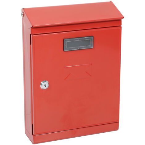 CASSETTA POSTALE ROSSO MM.320X220X80