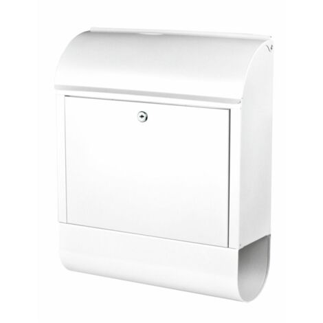 Cassetta postale Scandic 825 L A.460mm L.380mm P.125mm bianco STA DIN C4 BURG-WÄCHTER