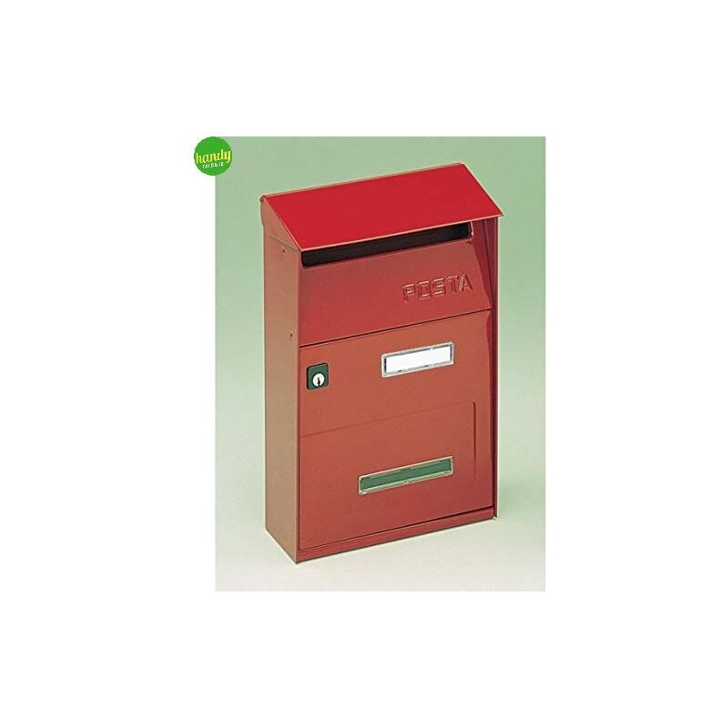 Image of Alubox - Cassetta postale postale effe rossa