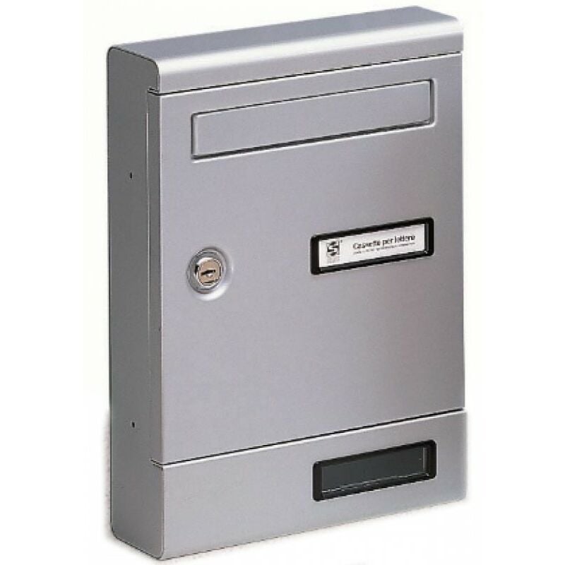 Image of Cassetta postale Silmec 10-351.72 alluminio silver