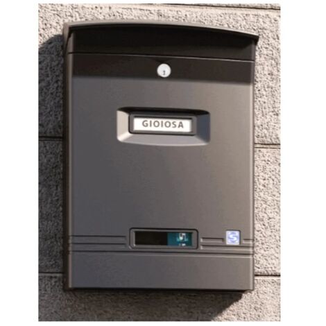 CASSETTA POSTALE SILMEC GIOIOSA NERO  COD.10-400.9005