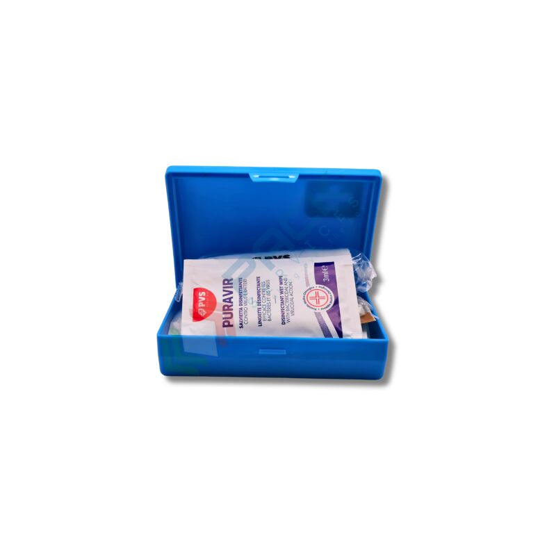 Image of Pack Services - Cassetta pronto soccorso per ferite di piccola entità - Blu