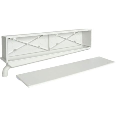CASSETTA SCARICO CONDENSA 'STARBOX' cm 45 x 7 x 10,2 (lxpxh)