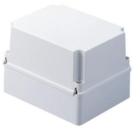 Cassetta Scatola di derivazione con coperchio alto a vite IP56 Dimensioni 100x100x120 mm Pareti Lisce