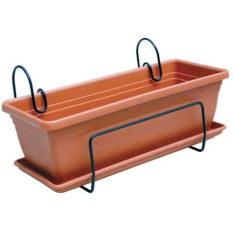 CASSETTA + SOTTOCASSETTA IRIS + BALCONIERA ICS - PP TERRACOTTA CM 60X20 H.CM 16 - 1 pezzo